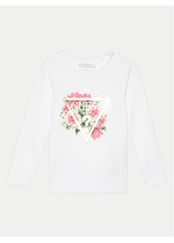 Guess Bluzka K4YI18 K6YW4 Biały Regular Fit ze sklepu MODIVO w kategorii T-shirty chłopięce - zdjęcie 181193473