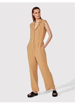 Simple Kombinezon KMD002 Brązowy Regular Fit ze sklepu MODIVO w kategorii Kombinezony damskie - zdjęcie 181193573