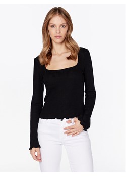 Gina Tricot Bluzka Alba 18689 Czarny Regular Fit ze sklepu MODIVO w kategorii Bluzki damskie - zdjęcie 181193623