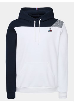Le Coq Sportif Bluza Unisex 2320470 Biały Regular Fit ze sklepu MODIVO w kategorii Bluzy męskie - zdjęcie 181193674