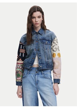 Desigual Kurtka jeansowa Cassid 25SWED59 Niebieski Regular Fit ze sklepu MODIVO w kategorii Kurtki damskie - zdjęcie 181193704