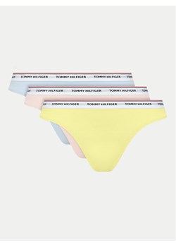 Tommy Hilfiger Komplet 3 par stringów UW0UW04894 Kolorowy ze sklepu MODIVO w kategorii Majtki damskie - zdjęcie 181193714