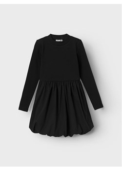 NAME IT Sukienka codzienna Talina 13225232 Czarny Regular Fit ze sklepu MODIVO w kategorii Sukienki dziewczęce - zdjęcie 181193784