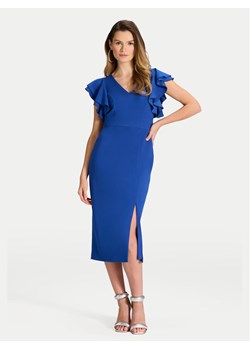 Swing Sukienka koktajlowa 5AI18400 Niebieski Slim Fit ze sklepu MODIVO w kategorii Sukienki - zdjęcie 181193892