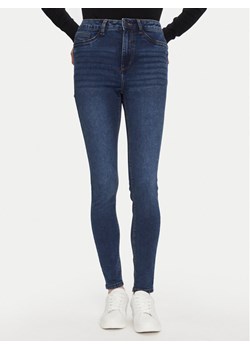 Noisy May Jeansy Callie 27031755 Granatowy Skinny Fit ze sklepu MODIVO w kategorii Jeansy damskie - zdjęcie 181193911
