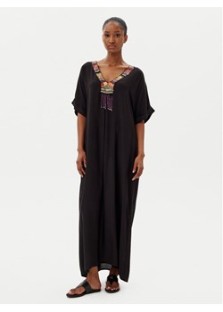 LOLA CASADEMUNT Sukienka letnia LS2516029 Czarny Relaxed Fit ze sklepu MODIVO w kategorii Sukienki - zdjęcie 181194052