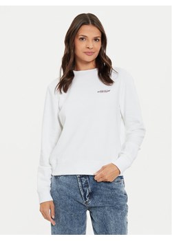 Guess Jeans Bluza W4YQ07 KC811 Biały Regular Fit ze sklepu MODIVO w kategorii Bluzy damskie - zdjęcie 181194060