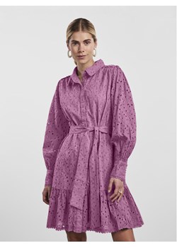 YAS Sukienka 26029394 Fioletowy Regular Fit ze sklepu MODIVO w kategorii Sukienki - zdjęcie 181194114