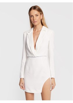 Pinko Sukienka koktajlowa Alejandra 1G1836 7624 Biały Slim Fit ze sklepu MODIVO w kategorii Sukienki - zdjęcie 181194130