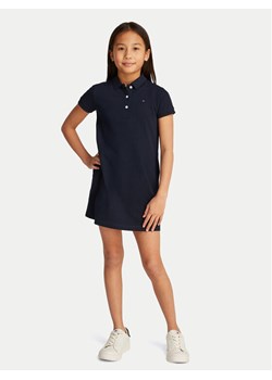 Tommy Hilfiger Sukienka codzienna Essential KG0KG08564 D Granatowy Regular Fit ze sklepu MODIVO w kategorii Sukienki dziewczęce - zdjęcie 181194174