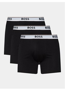 Boss Komplet 3 par bokserek BoxerBr 3P Power 50475282 Czarny ze sklepu MODIVO w kategorii Majtki męskie - zdjęcie 181194190