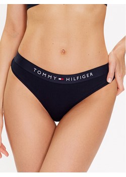 Tommy Hilfiger Stringi UW0UW04146 Granatowy ze sklepu MODIVO w kategorii Majtki damskie - zdjęcie 181194223