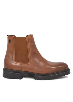 Tommy Hilfiger Sztyblety Comfort Cleated Termo Lth Chel FM0FM04650 Brązowy ze sklepu MODIVO w kategorii Buty zimowe męskie - zdjęcie 181194304