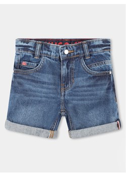 Hugo Szorty jeansowe G00041 S Granatowy Regular Fit ze sklepu MODIVO w kategorii Spodenki chłopięce - zdjęcie 181194310