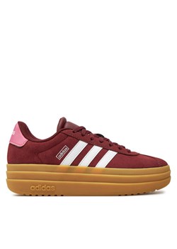 adidas Sneakersy VL Court Bold Lifestyle Kids IH4780 Bordowy ze sklepu MODIVO w kategorii Trampki dziecięce - zdjęcie 181194313