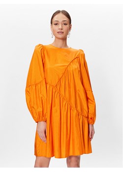 Gestuz Sukienka koktajlowa Hesla 10906964 Pomarańczowy Regular Fit ze sklepu MODIVO w kategorii Sukienki - zdjęcie 181194343