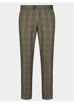 Redefined Rebel Chinosy Ercan 196045 Brązowy Slim Fit ze sklepu MODIVO w kategorii Spodnie męskie - zdjęcie 181194402