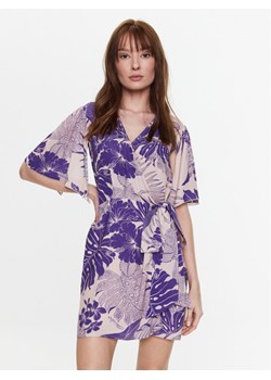 Pinko Sukienka letnia 100994 A0RL Fioletowy Regular Fit ze sklepu MODIVO w kategorii Sukienki - zdjęcie 181194524