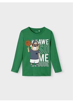NAME IT Bluzka 13218862 Zielony Regular Fit ze sklepu MODIVO w kategorii T-shirty chłopięce - zdjęcie 181194540
