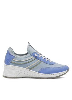 Rieker Sneakersy N4381-10 Błękitny ze sklepu MODIVO w kategorii Buty sportowe damskie - zdjęcie 181194713