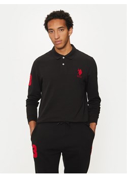U.S. Polo Assn. Polo MUP1935 Czarny Regular Fit ze sklepu MODIVO w kategorii T-shirty męskie - zdjęcie 181194962