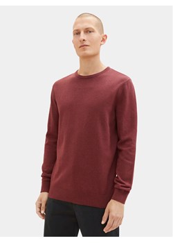 Tom Tailor Sweter 1027661 Bordowy Regular Fit ze sklepu MODIVO w kategorii Swetry męskie - zdjęcie 181194990