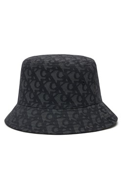 Calvin Klein Jeans Kapelusz Logo Jacquard Bucket Hat LV04K5059G Czarny ze sklepu MODIVO w kategorii Kapelusze damskie - zdjęcie 181195201