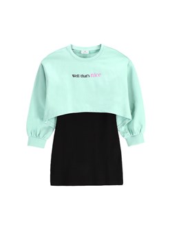 Coccodrillo Sukienka codzienna WC5129102CGJ Zielony Slim Fit ze sklepu MODIVO w kategorii Sukienki dziewczęce - zdjęcie 181195342