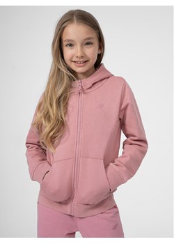 4F Bluza 4FJSS23TSWSF216 Różowy Regular Fit ze sklepu MODIVO w kategorii Bluzy dziewczęce - zdjęcie 181195412