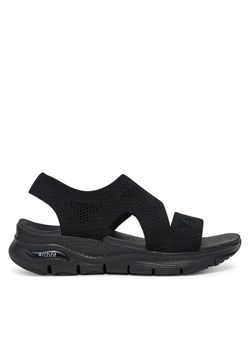 Skechers Sandały Arch Fit-Brightest Day 119458/BBK Czarny ze sklepu MODIVO w kategorii Sandały damskie - zdjęcie 181195432