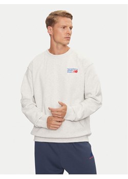 New Balance Bluza Athletics Premium Logo MT41547AHH Szary Relaxed Fit ze sklepu MODIVO w kategorii Bluzy męskie - zdjęcie 181195451