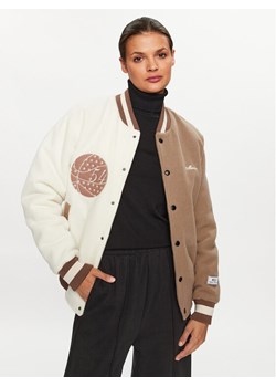 Mercer Amsterdam Kurtka bomber Unisex The All Out Varsity MEAP231007 Beżowy Regular Fit ze sklepu MODIVO w kategorii Kurtki męskie - zdjęcie 181195452