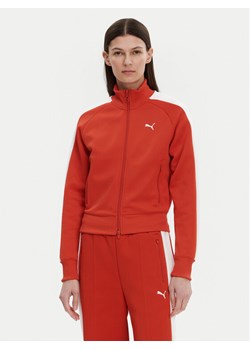 Puma Bluza T7 Always On 629796 Czerwony Regular Fit ze sklepu MODIVO w kategorii Bluzy damskie - zdjęcie 181195454