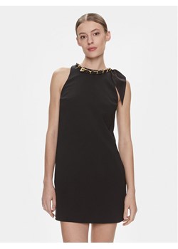 Elisabetta Franchi Sukienka koktajlowa AB-573-41E2-V400 Czarny Regular Fit ze sklepu MODIVO w kategorii Sukienki - zdjęcie 181195551
