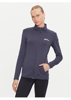Jack Wolfskin Bluza techniczna Kolbenberg 1710354 Szary Regular Fit ze sklepu MODIVO w kategorii Bluzy damskie - zdjęcie 181195594