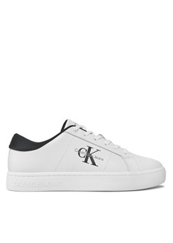 Calvin Klein Jeans Sneakersy Classic Cupsole Low Laceup Lth YM0YM00864 Beżowy ze sklepu MODIVO w kategorii Trampki męskie - zdjęcie 181195664
