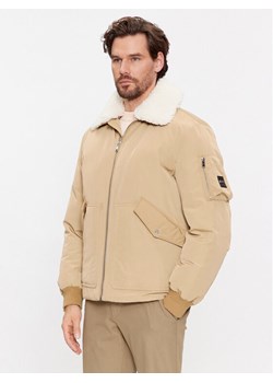 Boss Kurtka przejściowa Calliano 50498199 Beżowy Regular Fit ze sklepu MODIVO w kategorii Kurtki męskie - zdjęcie 181195684