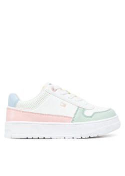 Tommy Hilfiger Sneakersy Low Cut Lace-Up Sneaker T3A9-33740-1355 M Biały ze sklepu MODIVO w kategorii Trampki dziecięce - zdjęcie 181195712