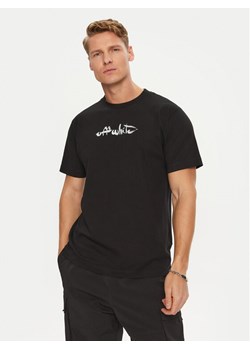 Off-White T-Shirt OMAA027F22JER0091001 Czarny Regular Fit ze sklepu MODIVO w kategorii T-shirty męskie - zdjęcie 181195713