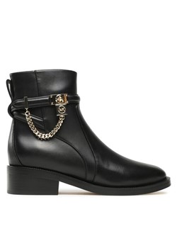 MICHAEL Michael Kors Botki Hamilton Flat Bootie 40F3HAME5L Czarny ze sklepu MODIVO w kategorii Botki - zdjęcie 181195743
