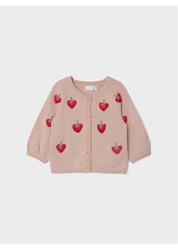 NAME IT Kardigan 13216306 Różowy Regular Fit ze sklepu MODIVO w kategorii Bluzy i swetry - zdjęcie 181195764