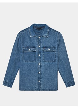 Tommy Hilfiger Koszula jeansowa Soft Denim Shirt L/S KB0KB08727 Niebieski Regular Fit ze sklepu MODIVO w kategorii Koszule chłopięce - zdjęcie 181195803