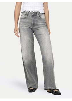 ONLY Jeansy Madison 15299800 Szary Wide Leg ze sklepu MODIVO w kategorii Jeansy damskie - zdjęcie 181195804