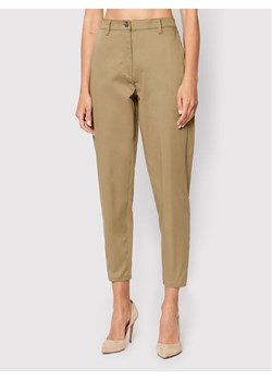 Karen by Simonsen Spodnie materiałowe Dafina 10103971 Brązowy Regular Fit ze sklepu MODIVO w kategorii Spodnie damskie - zdjęcie 181195810