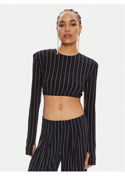 NORMA KAMALI Bluzka KK1246PLA96642 Granatowy Regular Fit ze sklepu MODIVO w kategorii Bluzki damskie - zdjęcie 181195831