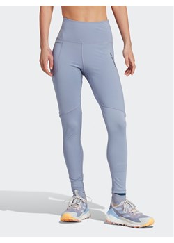 adidas Legginsy Terrex Multi Leggings HZ1377 Fioletowy ze sklepu MODIVO w kategorii Spodnie damskie - zdjęcie 181196334