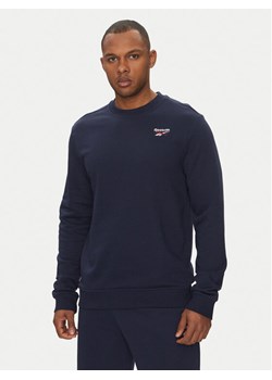 Reebok Bluza 100217146 Granatowy Regular Fit ze sklepu MODIVO w kategorii Bluzy męskie - zdjęcie 181196361