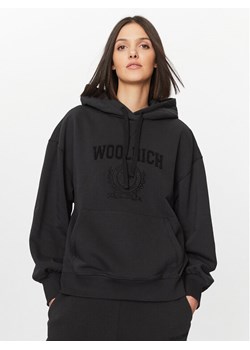 Woolrich Bluza Ivy Hoodie CFWWSW0123FRUT3164 Czarny Regular Fit ze sklepu MODIVO w kategorii Bluzy damskie - zdjęcie 181196362