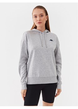 Kappa Bluza 710067 Szary Regular Fit ze sklepu MODIVO w kategorii Bluzy damskie - zdjęcie 181196381