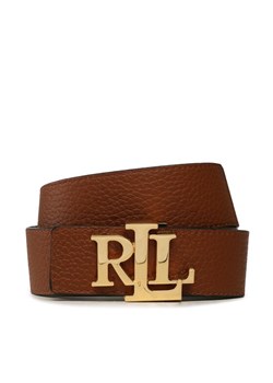 Lauren Ralph Lauren Pasek Damski 412912040002 Brązowy ze sklepu MODIVO w kategorii Paski damskie - zdjęcie 181196434